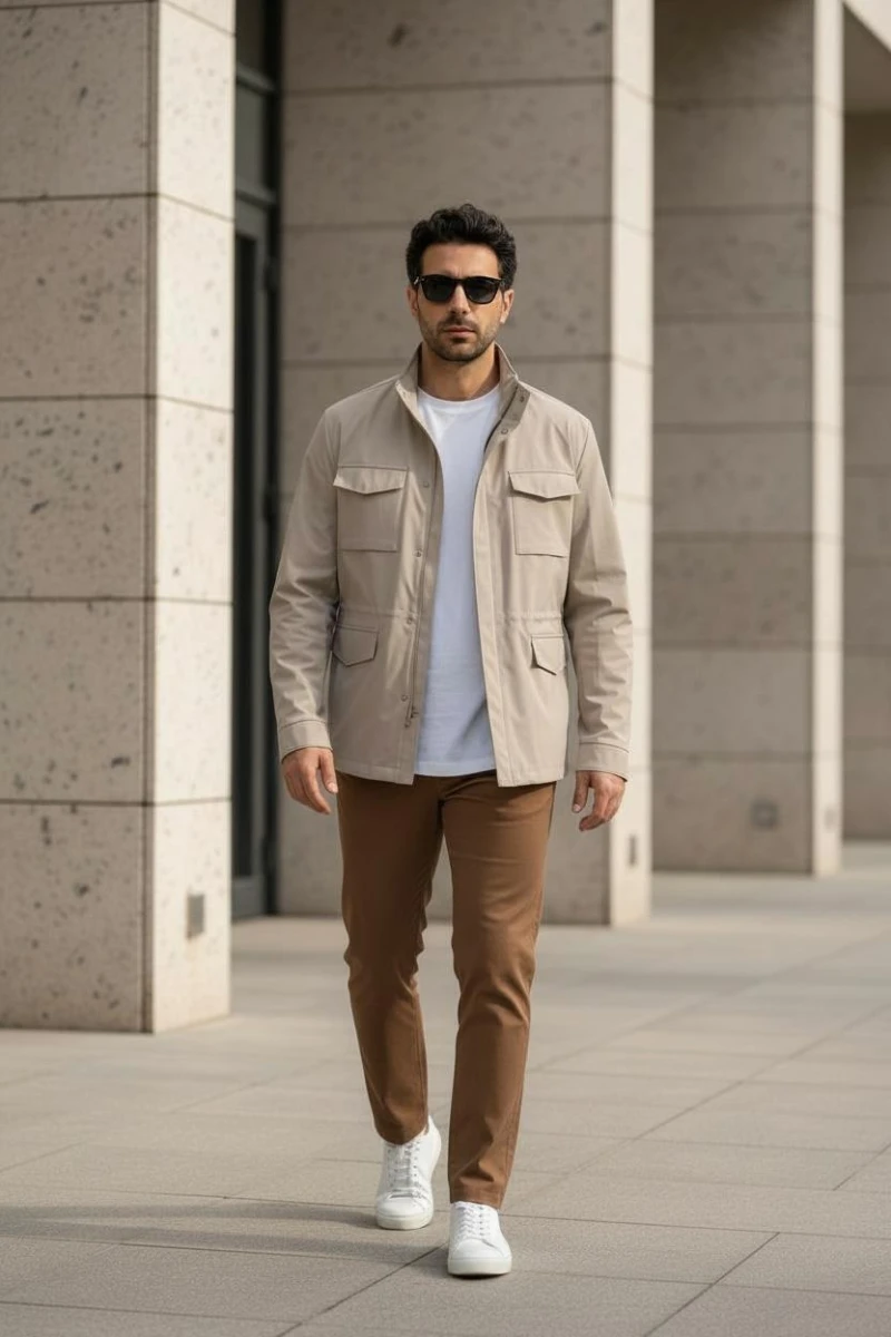 Men’s Elegant Utility Jacket