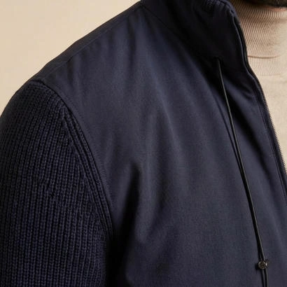 Knit Sleeve Men’s Jacket