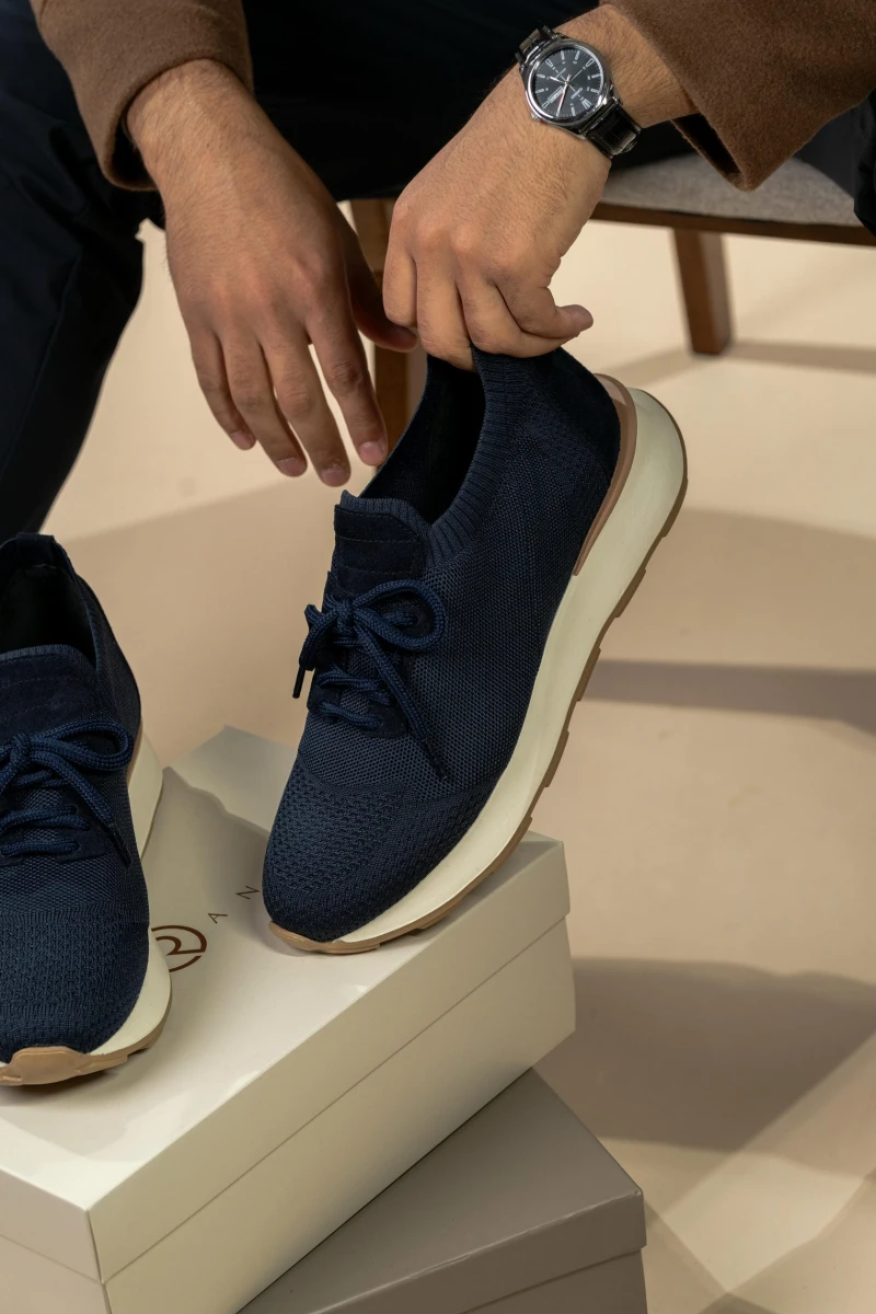 Men’s Knit Casual Sneakers