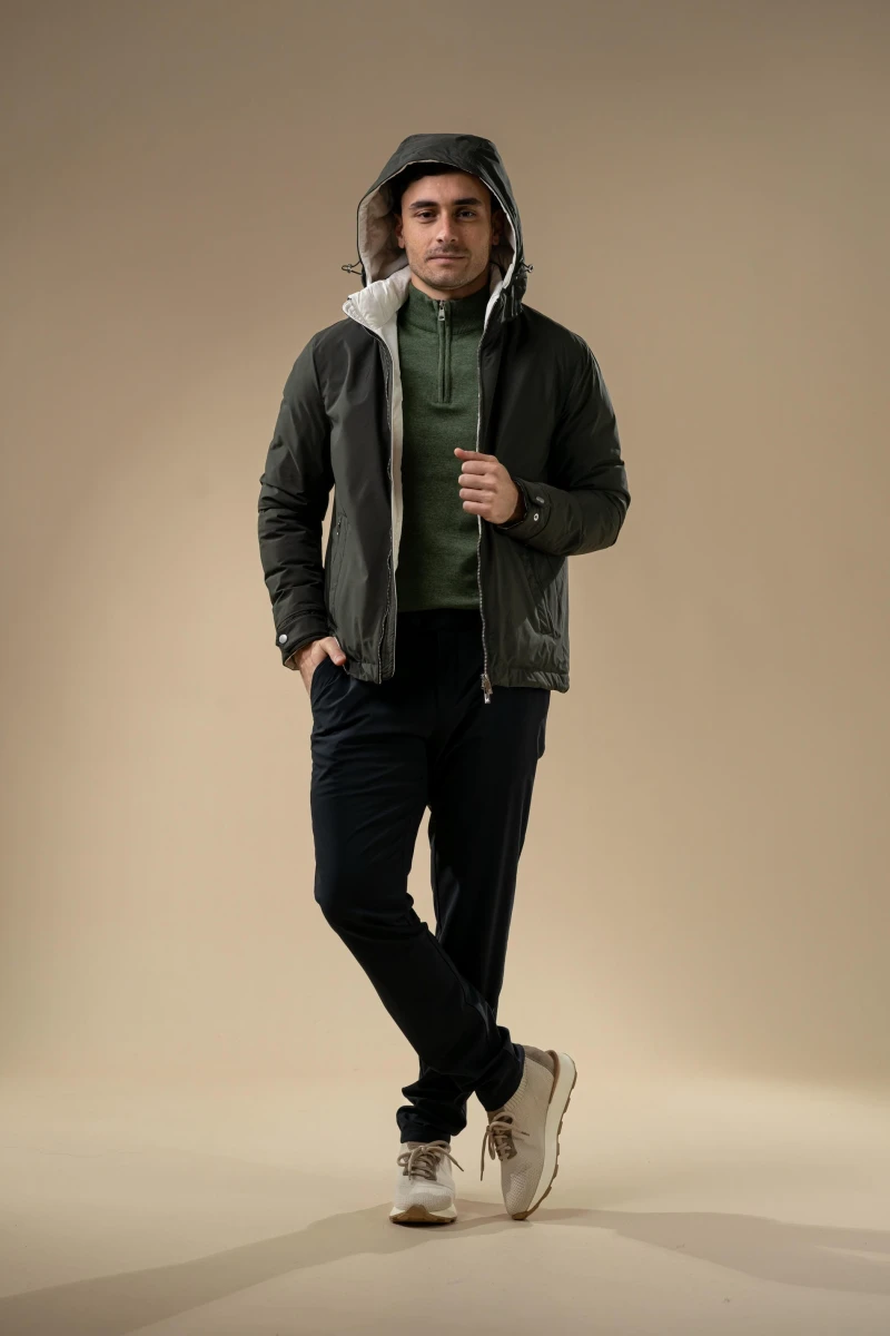 Men’s Padded Hooded Jacket