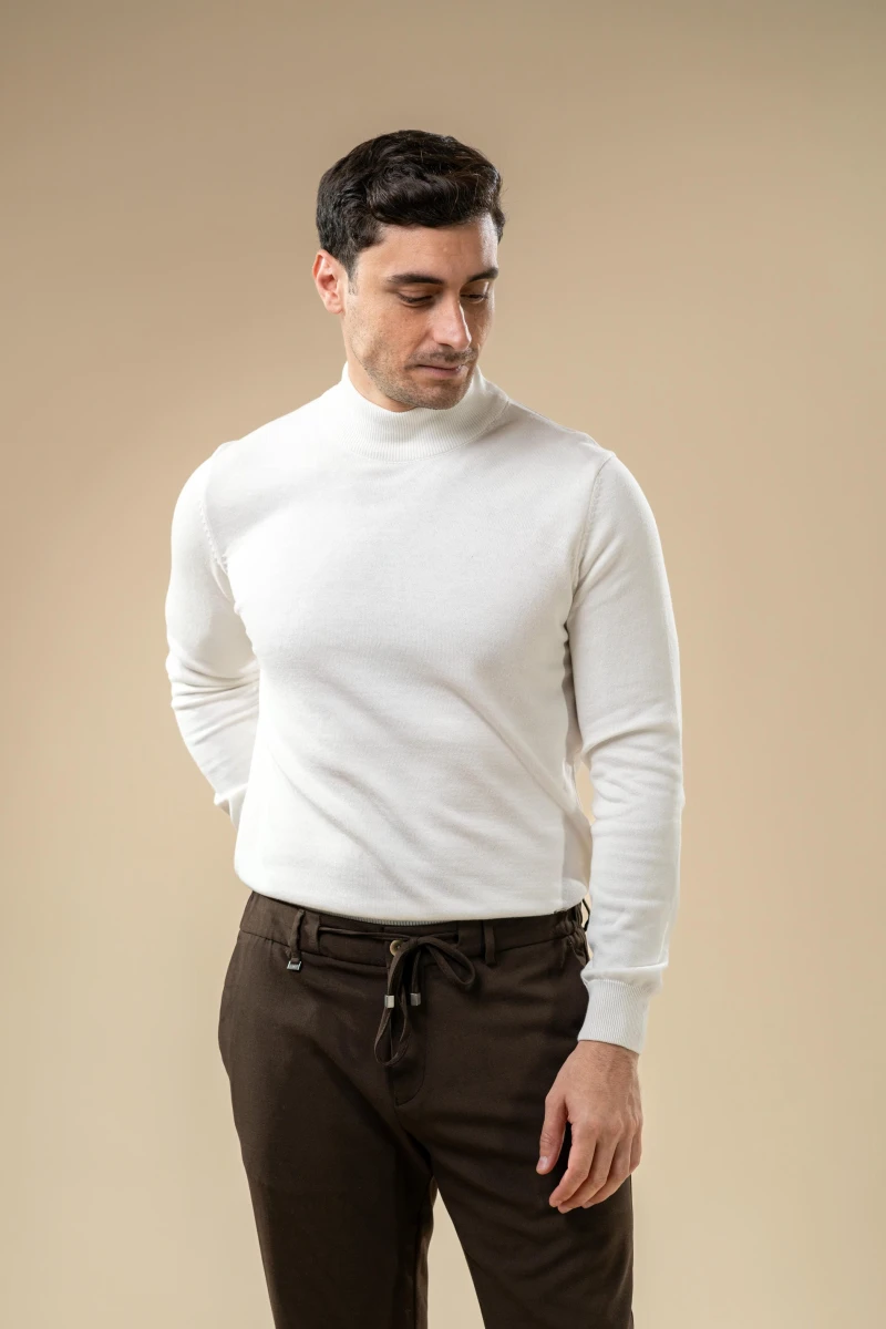 Men’s Turtleneck Knit Sweater