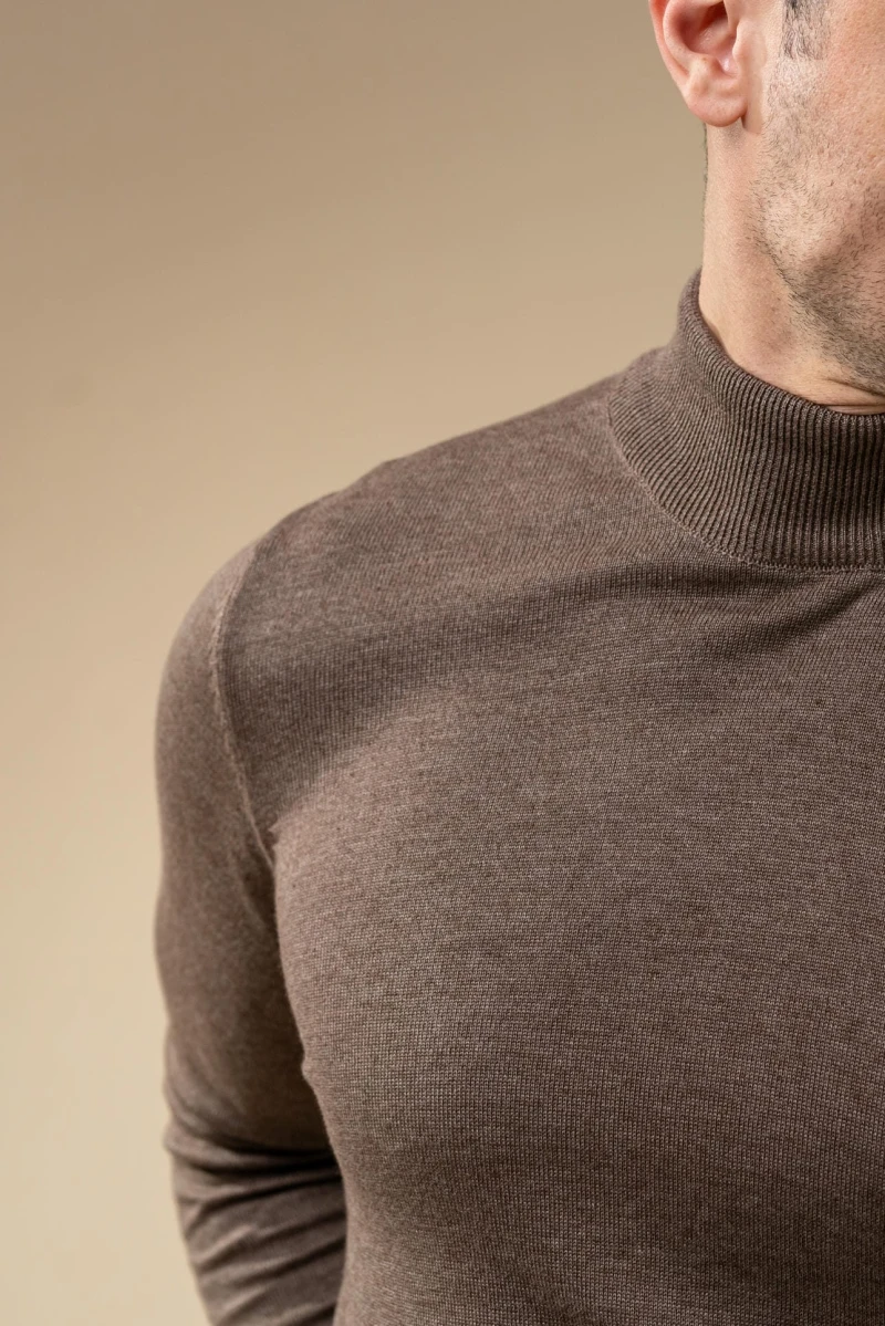 Men’s Turtleneck Knit Sweater