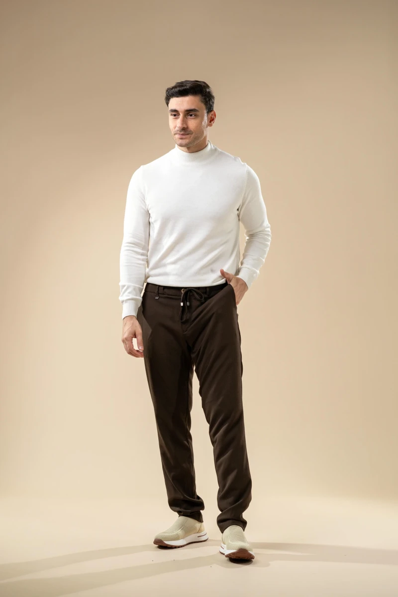 Men’s Turtleneck Knit Sweater