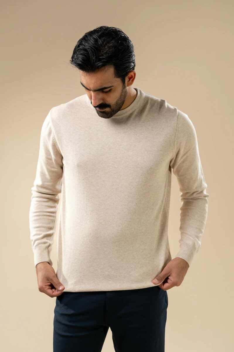 Men’s Crew Neck Knit Sweater
