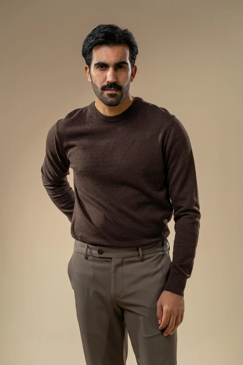 Men’s Crew Neck Knit Sweater