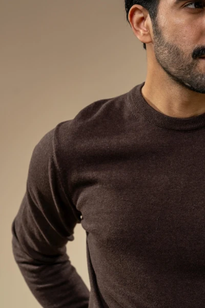 Men’s Crew Neck Knit Sweater