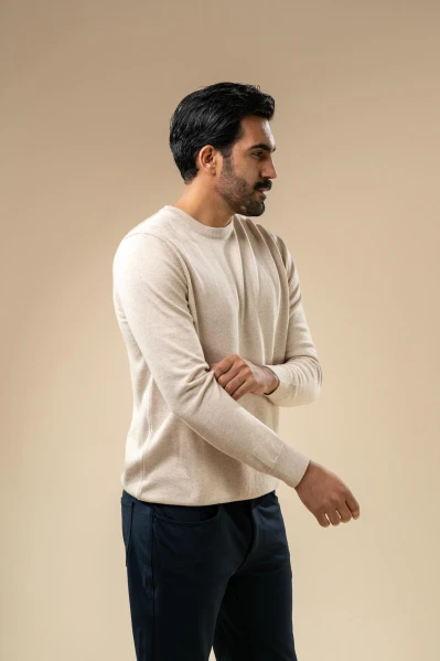 Men’s Crew Neck Knit Sweater