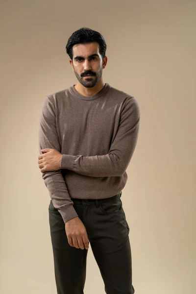 Men’s Crew Neck Knit Sweater