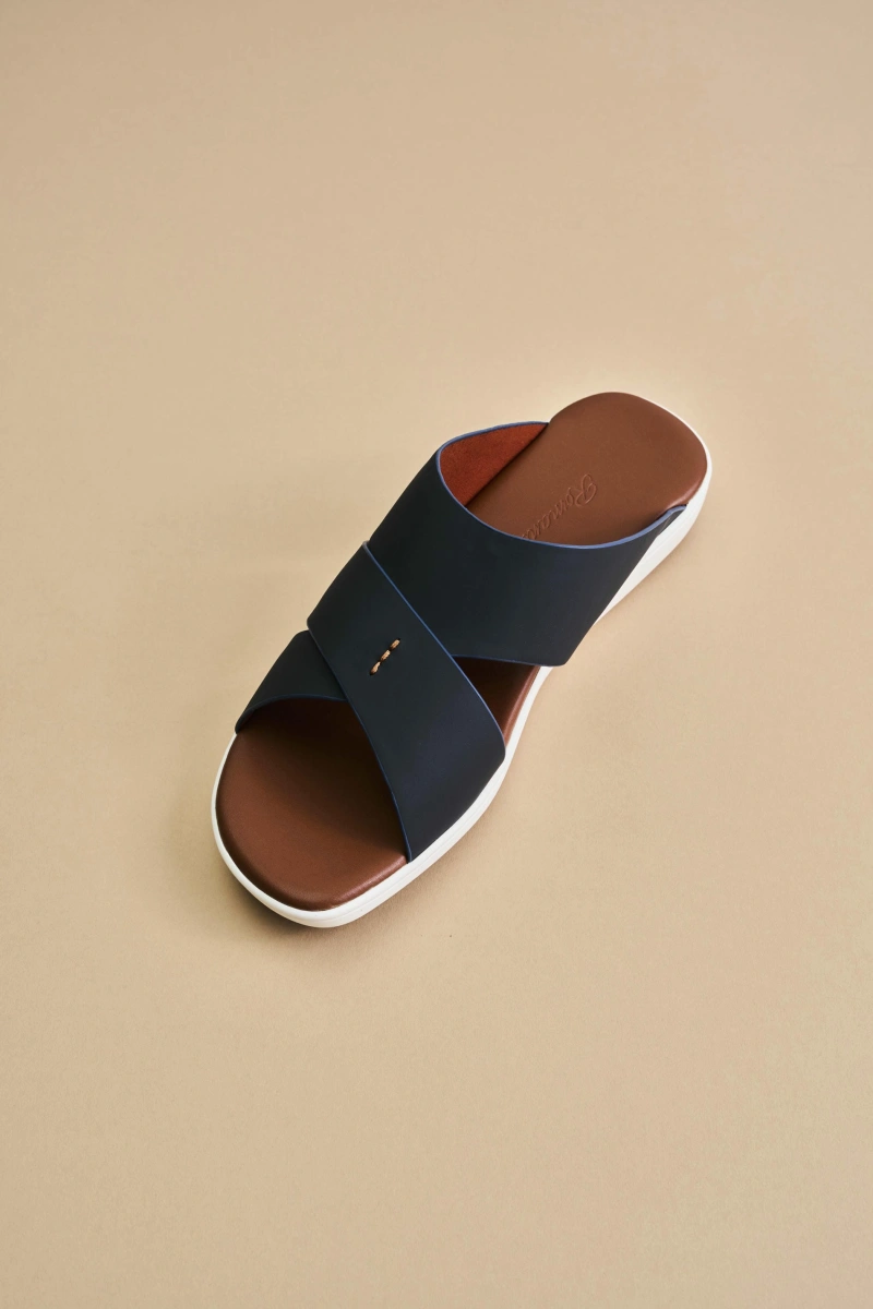 Men’s Cross Strap Slide Sandals