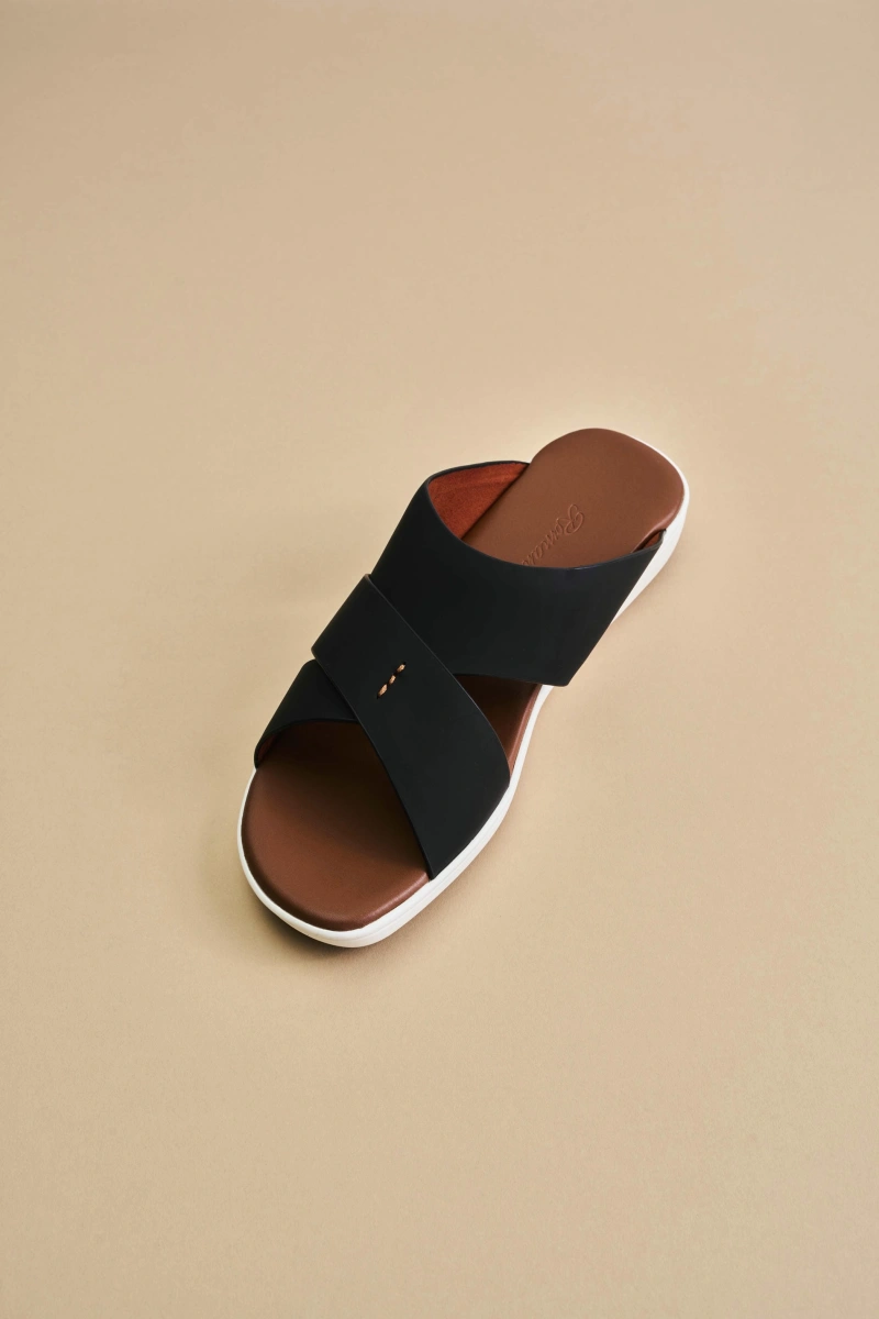 Men’s Cross Strap Slide Sandals