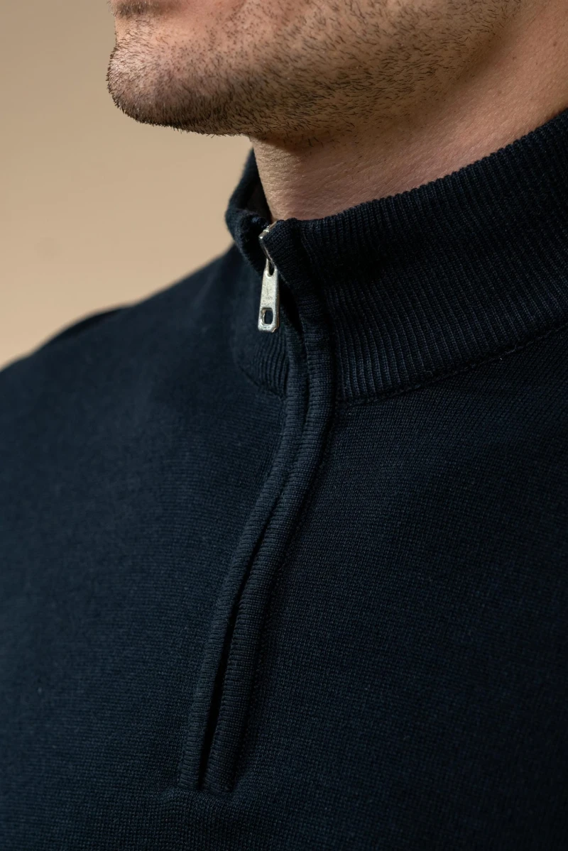 Men’s Half-Zip Knit Sweater