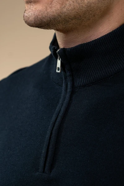 Men’s Half-Zip Knit Sweater